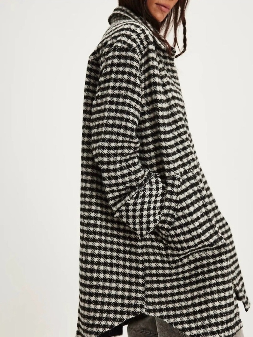 We The Free Get Around Houndstooth Shirt. NWT free people - Picture 5 of 8